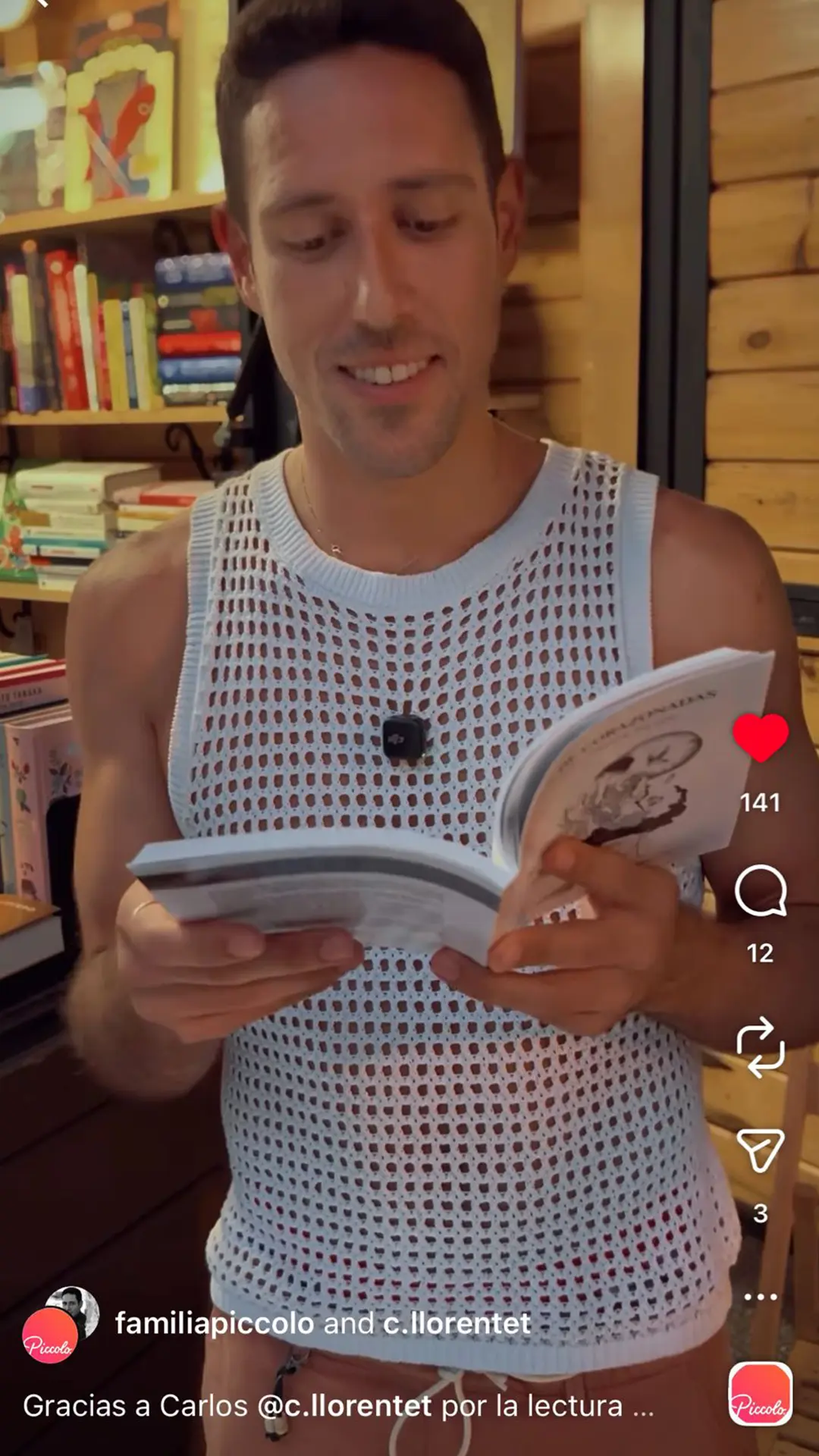 Momento de un recital en directo